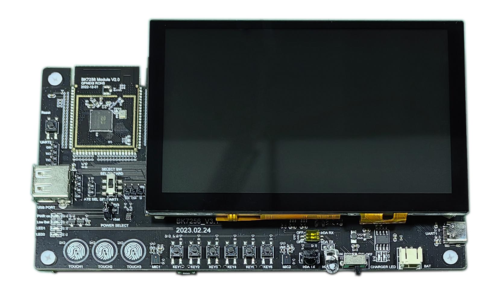 BK7256 EVB with 5-inch LCD