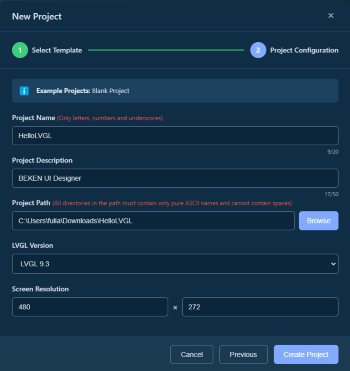 UI Designer Interface