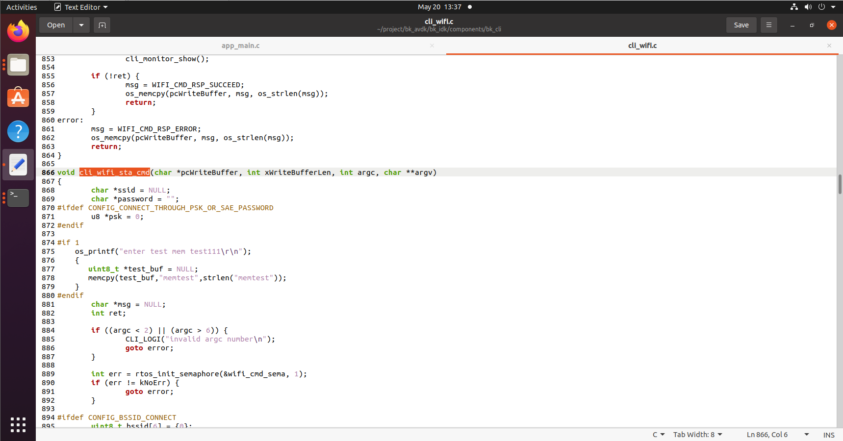 BK7258 JLink configuration