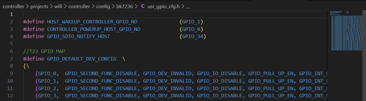 Key I/O configuration