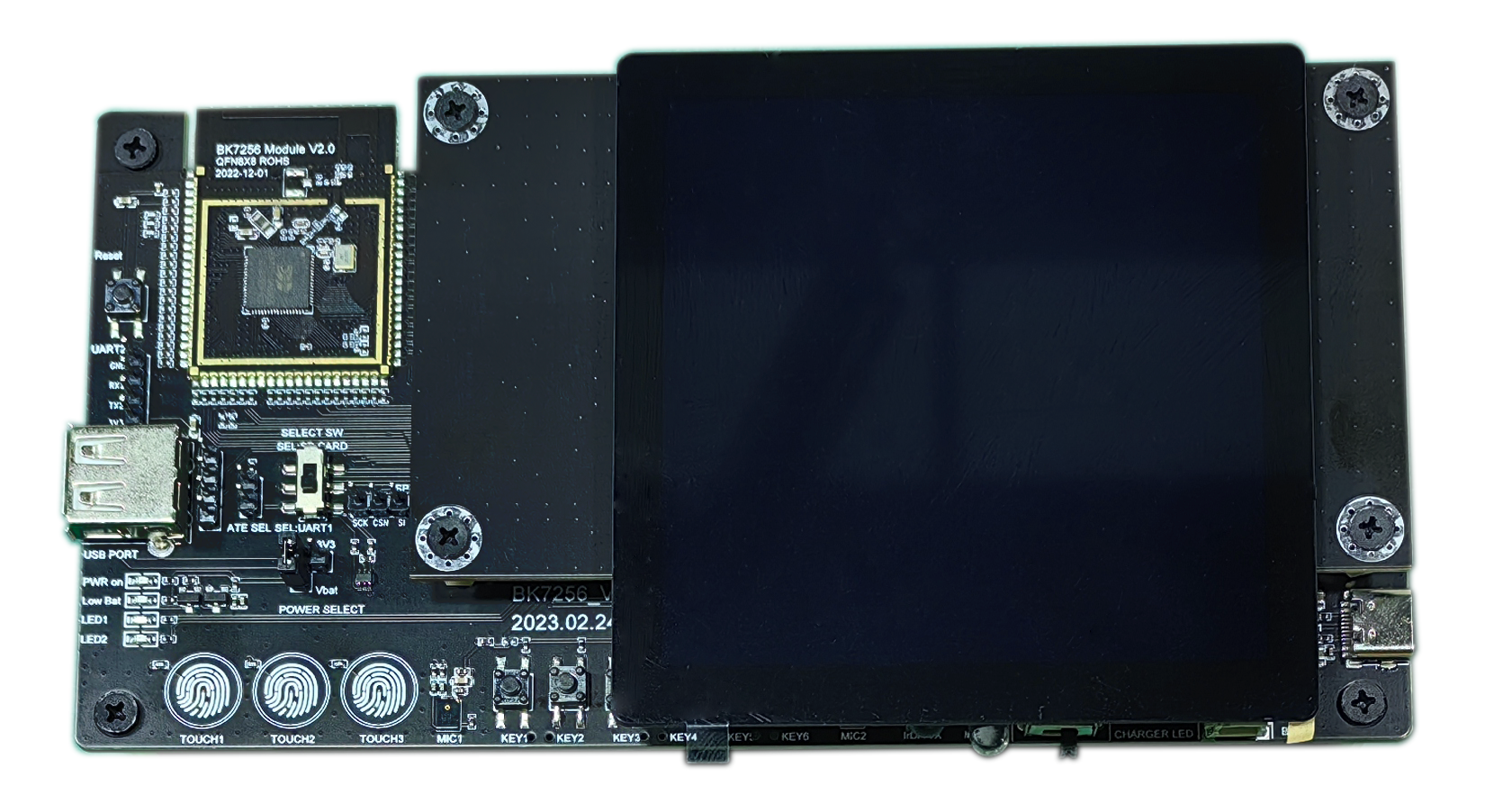 BK7256 EVB with 4-inch LCD